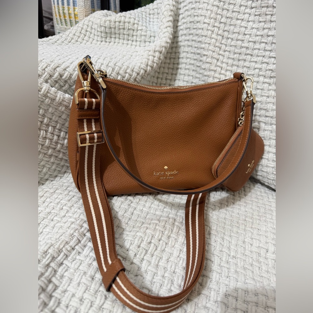 Kate Spade Brown and Cream crossbody or shoulder bag
